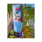 Highland Cow Candy Cane 20oz Tumbler