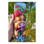 Highland Cow Candy Cane 20oz Tumbler