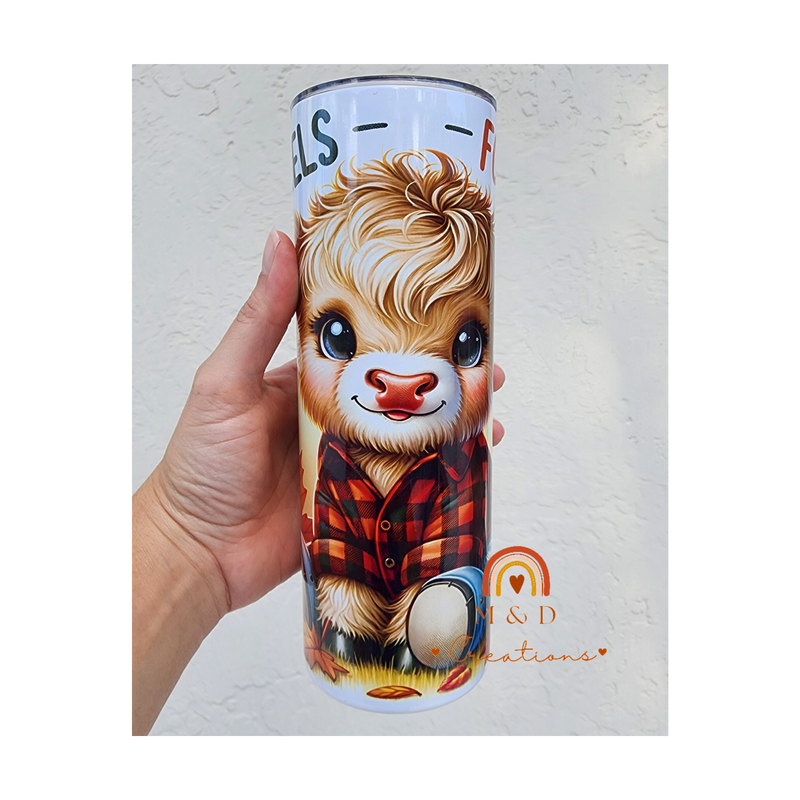 Highland Cow Fall 20oz Tumbler