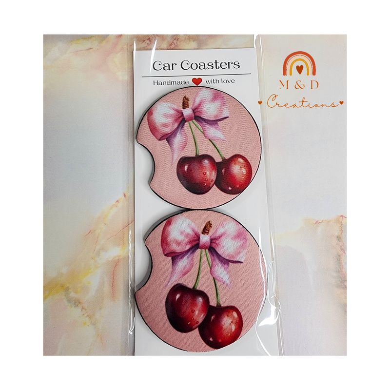 Cherry Love Coasters