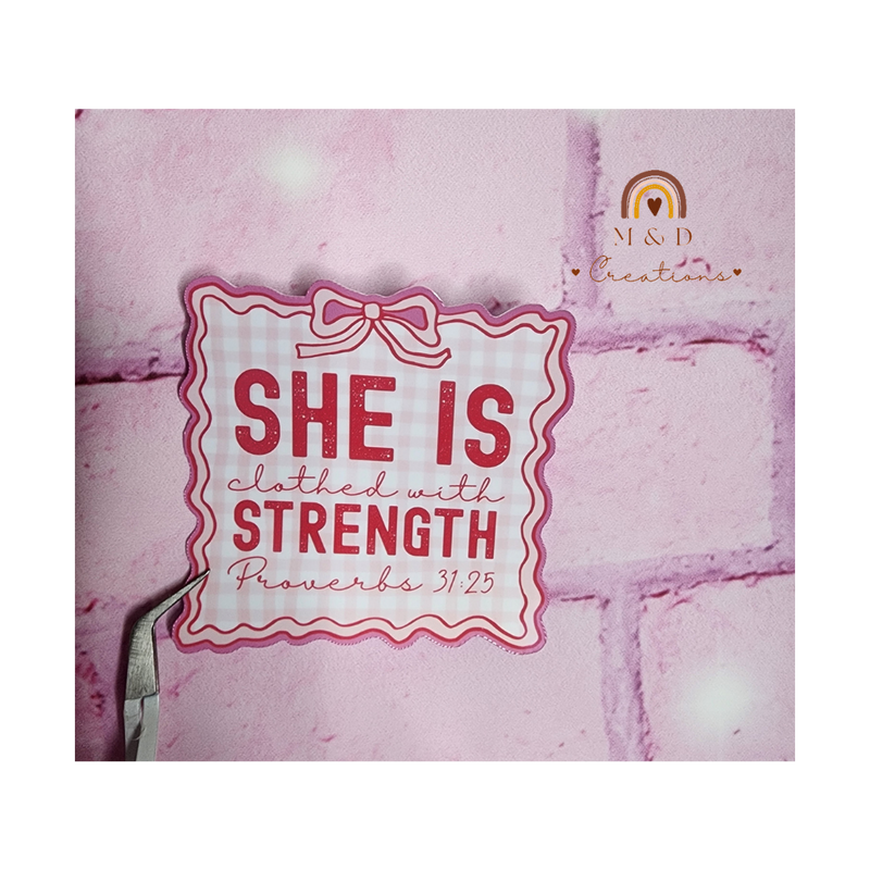 Strength Sticker – Mom and Daughter Creation