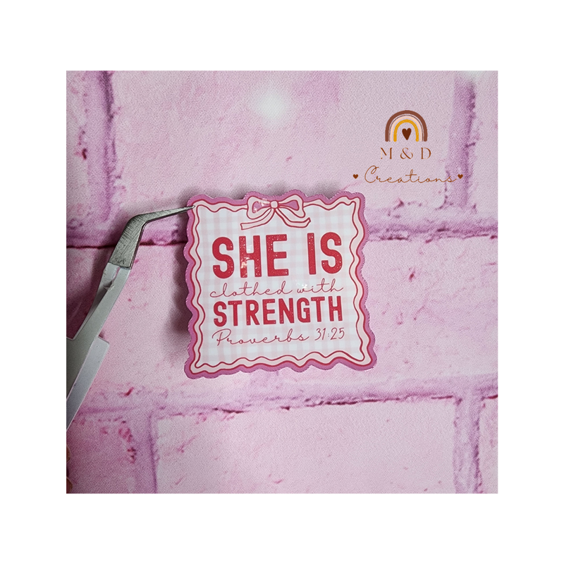 Strength Sticker – Mom and Daughter Creation