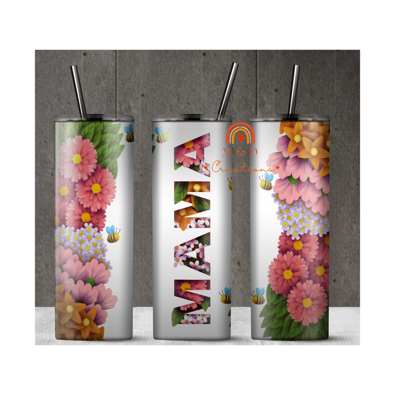 Mama Flower 20oz Tumbler